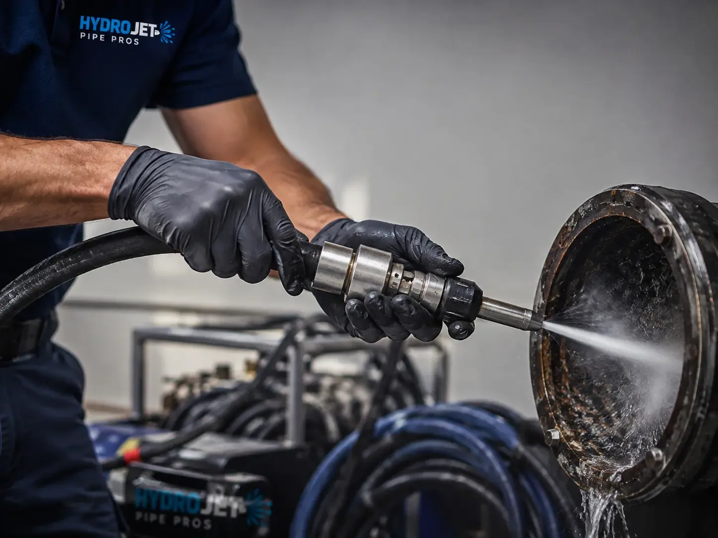 Hydro Jet Pipe Descaling in State University, AR